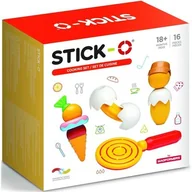 Klocki - Magformers Stick-O Zestaw do gotowania 16 elementów - miniaturka - grafika 1