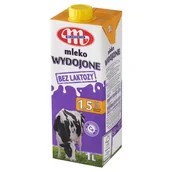 Mleko - Mlekovita Wydojone Mleko bez laktozy UHT 1,5% 1 l - miniaturka - grafika 1