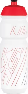 KROSS Bidon Float biały-czerwony / Pojemność: 750 ml - Shakery i bidony sportowe - miniaturka - grafika 1