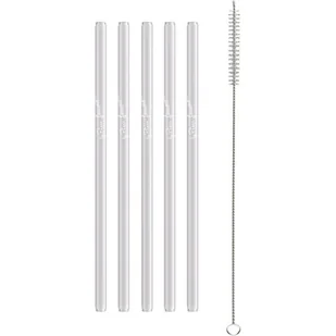 Lamart SŁOMKI SZKLANE 5 SZT STRAW LT7055 > PROMOCJA! ZA KAŻDE WYDANE 500 ZŁ OTRZYMASZ BON 65ZŁ NA ZAKUPY W NEONET - Słomki do napojów - miniaturka - grafika 1