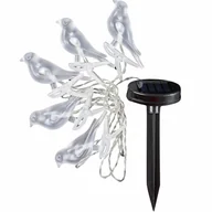 Lampy ogrodowe - LAMPA SOLARNA GIRLANDA OGRODOWA PARTY LIGHT PTASZKI 5LED - miniaturka - grafika 1