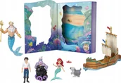Figurki dla dzieci - Mattel Disney Princess Toys, zestaw opowieści o lalce Ariel Mermaid z 4 ma - miniaturka - grafika 1