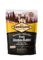 Sucha karma dla psów - Carnilove Fresh Chicken&Rabbit Adult 1,5 kg - miniaturka - grafika 1