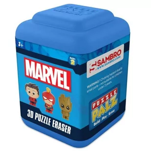 Marvel S2 gumki do ścierania Puzzle 3D 4,5x6cm - Przybory szkolne - miniaturka - grafika 1