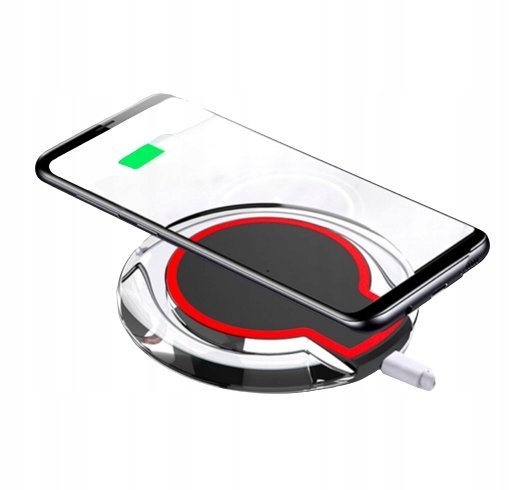 Ładowarka Indukcyjna Do Telefonu Bezprzewodowa Qi Uniwersalna Okrągła