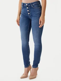 Guess Jeansy W5BA28 D0793 Niebieski Skinny Fit - Spodnie damskie - miniaturka - grafika 1