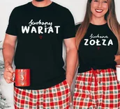 Gadżety dla niej i dla niego - Zestaw dwóch koszulek dla pary KOCHANA ZOŁZA - miniaturka - grafika 1