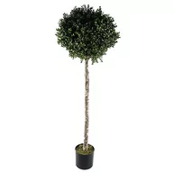 Sztuczne drzewka - Leaf Chronione sztuczne drzewo topiary, 140 cm kula bukszpanowa UV - miniaturka - grafika 1