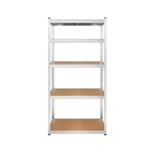 Regał metalowy magazynowy 2w1 5 półek garażowy 180x90x40cm 750kg Rebel - Szafy i regały magazynowe - miniaturka - grafika 1