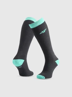 4F Skarpety narciarskie dziewczęce - szare 32-34 - Skarpetki dla dzieci 4F Skarpety narciarskie dziewczęce - szare 32-34 - Skarpetki dla dzieci - miniaturka - grafika 1