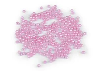 Półfabrykaty do biżuterii - KORALIKI GLANCE ŚREDNI RÓŻ 3MM 100SZT - miniaturka - grafika 1