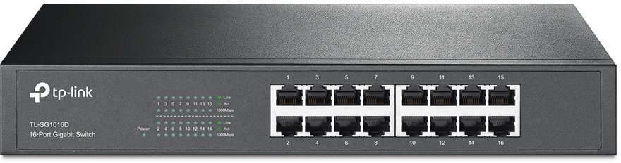 Switch TP-Link 16x GE TL-SG1016D v13.0 TL-SG1016D UN TL-SG1016D(UN)