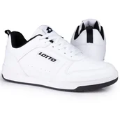 Buty sportowe męskie - Buty męskie sportowe Lotto Toco Bc White/black - miniaturka - grafika 1