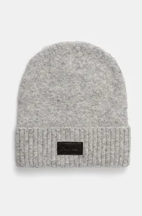 Calvin Klein czapka wełniana kolor szary wełniana K60K612594 - Czapki damskie - miniaturka - grafika 1