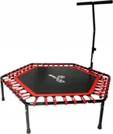 Trampoliny - Trampolina Trampolina Sześciokątna Fitness Z Uchwytem o śr.136 cm - miniaturka - grafika 1
