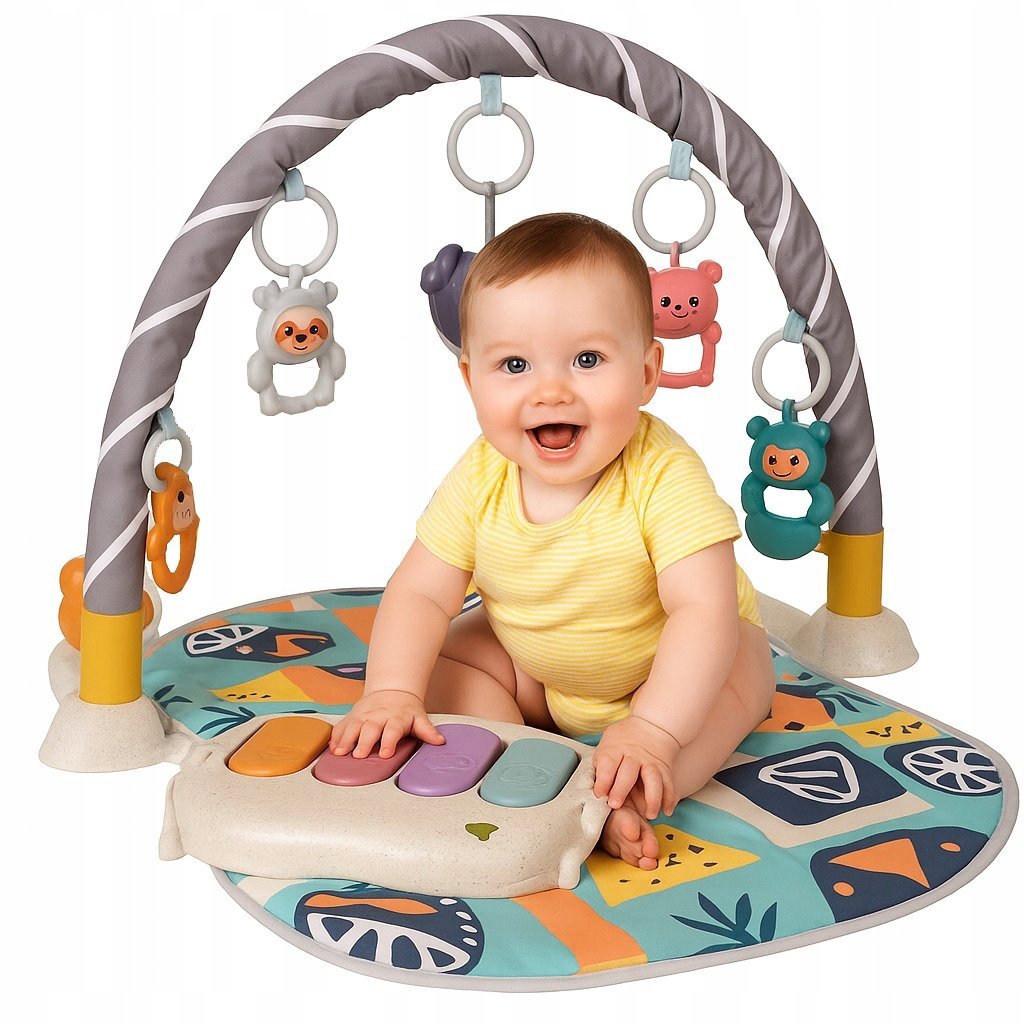 Mata Edukacyjna Pianino Grzechotki Interaktywna dla Niemowląt 5008