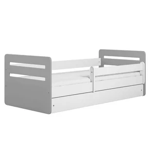 Łóżko dla dziecka, barierka ochronna, Tomi mix, szary, biały, mat - Łóżka dla dzieci i młodzieży Łóżko dla dziecka, barierka ochronna, Tomi mix, szary, biały, mat - Łóżka dla dzieci i młodzieży - miniaturka - grafika 1