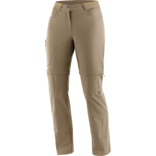SPODNIE SALOMON WAYFARER ZIP OFF W C22151 - Spodnie sportowe damskie - miniaturka - grafika 1