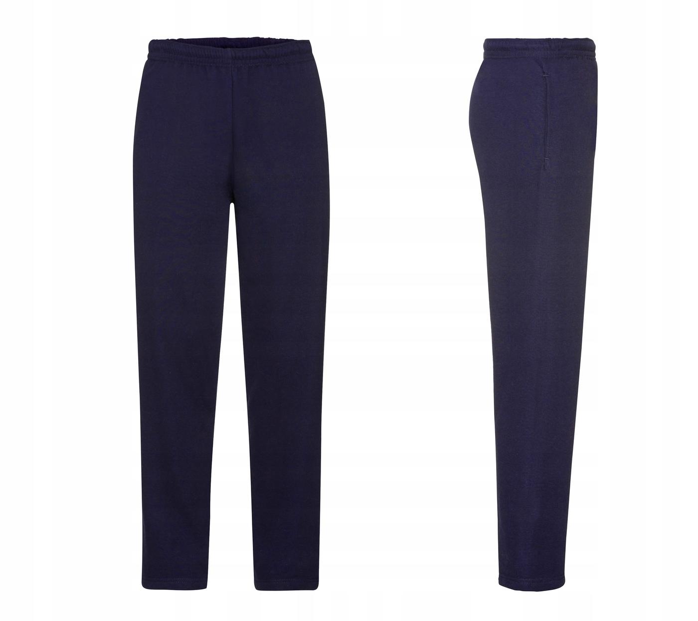 Fruit Of The Loom Spodnie Dresowe Lekkie Navy L