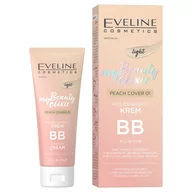 Kremy BB - Eveline Cosmetics My Beauty Elixir Pielęgnujący krem BB All in One Peach Cover Light 01 30ml - miniaturka - grafika 1