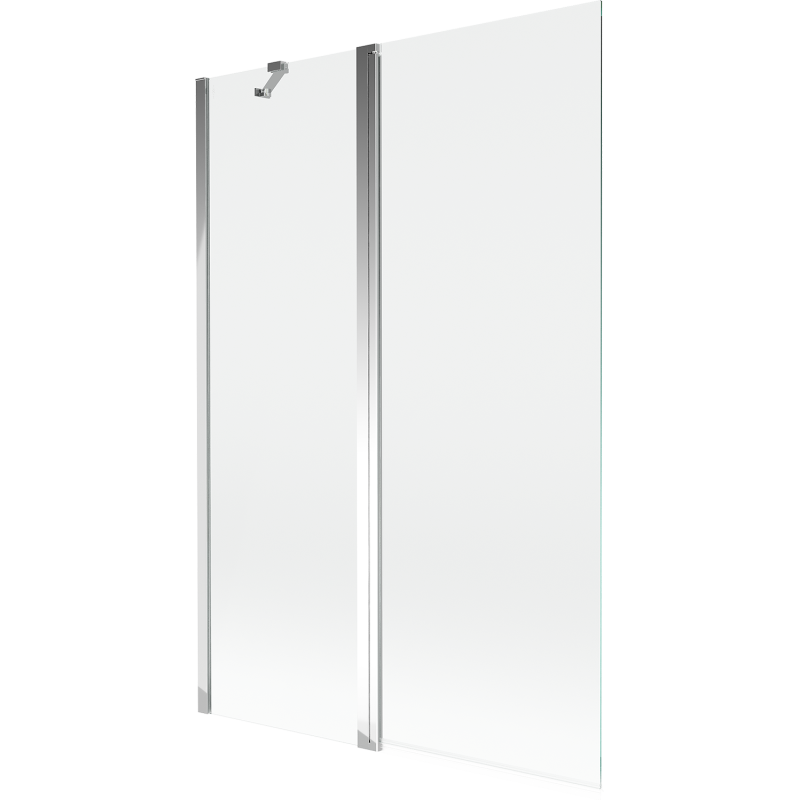 Mexen Mist parawan nawannowy 2-skrzydłowy 120 x 150 cm, transparent, chrom - 8A9-120-011-01-00
