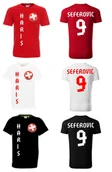 Koszulki sportowe męskie - Koszulka Szwajcaria Haris SEFEROVIC 9 - miniaturka - grafika 1