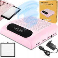 Pozostałe urządzenia kosmetyczne - Pochłaniacz Pyłu do Paznokci Manicure Bezworkowy z Filtrem HEPA 80W Różowy - miniaturka - grafika 1