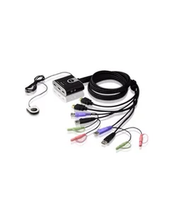 ATEN KVM 2/1 CS-692 USB HD Audio/Video KVM Switch - Przełączniki KVM - miniaturka - grafika 1