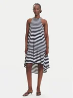 Sukienki - Fracomina Sukienka letnia FJ25SD1002F449Q6 Kolorowy Regular Fit - miniaturka - grafika 1