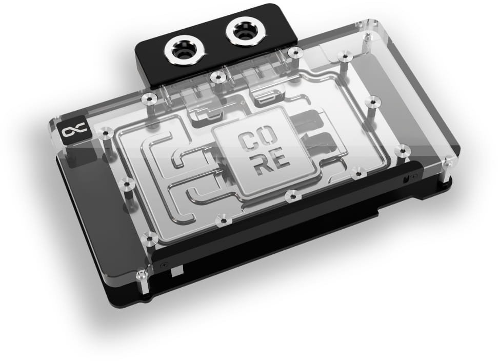 Alphacool Core GeForce RTX 5080 Phoenix Wasserblock, Backplate - Acryl, schwarz 10288