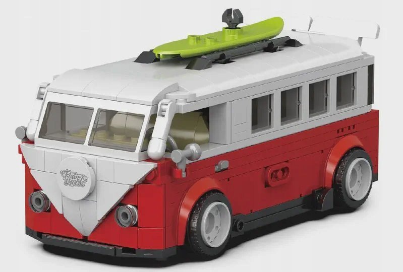 KLOCKI KONSTRUKCYJNE T1 CAMPERVAN MODEL SAMOCHODU DO BUDOWANIA