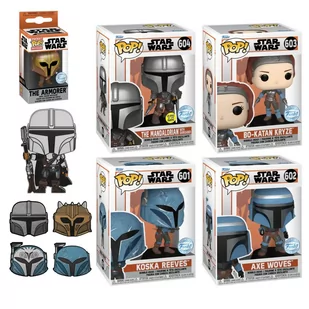 Funko Pop! Star Wars Mandalorian - Collector Box 2Pop + 1Brelok + Przypinka 4 Naszywki - Figurki dla dzieci - miniaturka - grafika 1