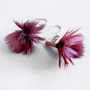 PIÓRKO kolczyki - Kolczyki - miniaturka - grafika 1