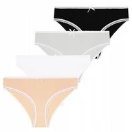 Majtki damskie - 4X MAJTKI DAMSKIE FIGI BIKINI BAWEŁNIANE KLASYCZNE ZESTAW KOMPLET MORAJ XL - miniaturka - grafika 1