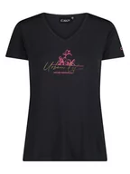 Koszulki sportowe damskie - CMP Koszulka funkcyjna w kolorze czarnym - miniaturka - grafika 1