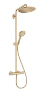 Zestawy prysznicowe - Hansgrohe Croma Select S - Zestaw prysznicowy Showerpipe 280 z termostatem, EcoSmart, brąz szczotkowany 26891140 - miniaturka - grafika 1