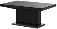 Ławy i stoliki kawowe - Prostokątny czarny rozkładany ławostół - L2-C80 - miniaturka - grafika 1
