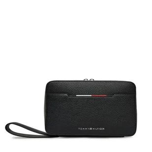 Kosmetyczka Tommy Hilfiger Th Central Washbag AM0AM13524 Czarny - Kosmetyczki, organizery i kuferki - miniaturka - grafika 1