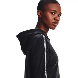 Bluza damska Under Armour Rival Terry Taped Hoodie - Bluzy sportowe damskie - miniaturka - grafika 4