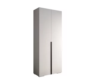 Szafa ubraniowa garderoba z półkami INOVA 1 1SZ biały+czarny - Szafy - miniaturka - grafika 1