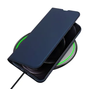 Dux Ducis Skin Pro kabura etui pokrowiec z klapką iPhone 13 Pro niebieski - Etui i futerały do telefonów - miniaturka - grafika 6