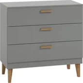 Komody dla dzieci - Kocot Kids Komoda dla dzieci KUBI szara - miniaturka - grafika 1