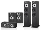 Głośniki i kolumny - Bowers & Wilkins 603 S3 + 607 S3 + HTM6 S3 (czarny) - miniaturka - grafika 1