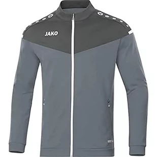 JAKO Champ 2.0 kurtka poliestrowa szary steingrau/anthra light 116 - Kurtki i płaszcze dla chłopców - miniaturka - grafika 1