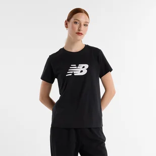 Koszulka damska New Balance WT43582BK  czarna - Koszulki i topy damskie - miniaturka - grafika 1