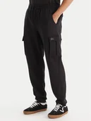 Spodnie sportowe męskie - Quiksilver Spodnie dresowe EQYFB03401 Czarny Regular Fit - miniaturka - grafika 1