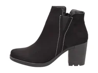 Botki damskie - Daszyński M Czarne botki damskie M 1916-3 ZAMSZ - M - miniaturka - grafika 1