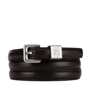 Pasek Damski Gino Rossi BLYL24002-2 SVL Brązowy - Paski - miniaturka - grafika 1