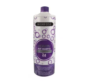 Morfose Morfose, Keratin, szampon do włosów zniszczonych 2w1, 1000 ml - Szampony do włosów - miniaturka - grafika 1