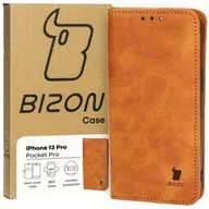 Etui i futerały do telefonów - Bizon Etui Case Pocket Pro do Apple iPhone 13 Pro, brązowe - miniaturka - grafika 1